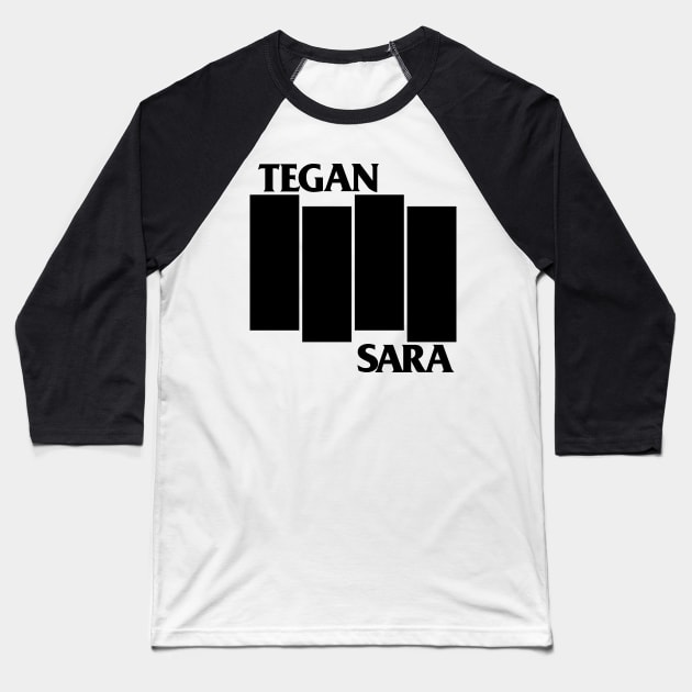 Tegan and Sara Baseball T-Shirt by jstnbrc